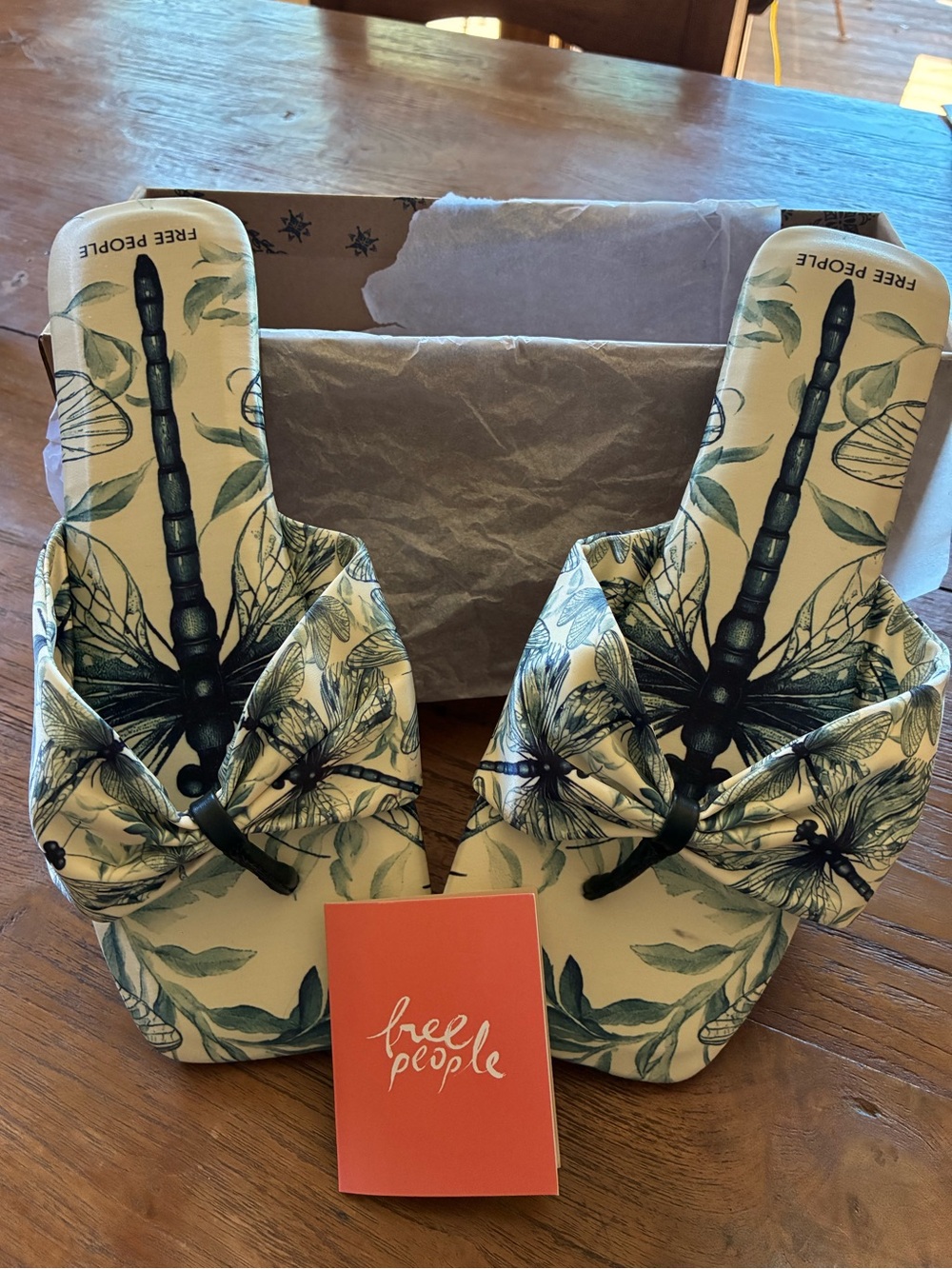 Free People Dragonfly Bandana Sandal NWT